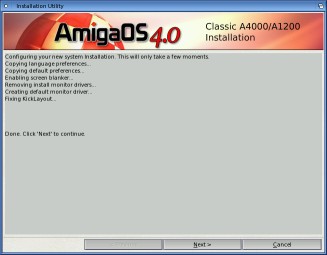 Instalacja AmigaOS 4.0 na A4000