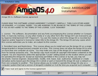 Instalacja AmigaOS 4.0 na A4000