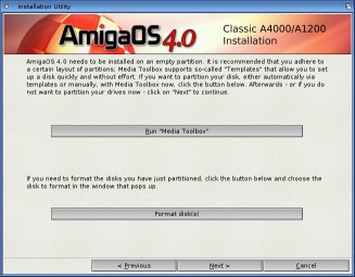 Instalacja AmigaOS 4.0 na A4000