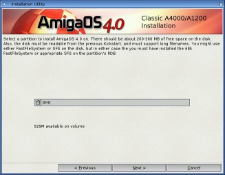 Instalacja AmigaOS 4.0 na A4000