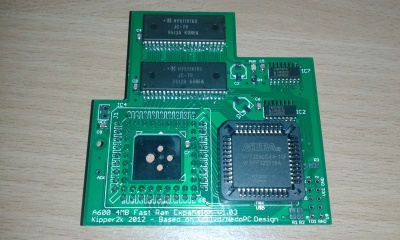 A600 4MB Fast Ram Memory Expansion board by Kipper2k